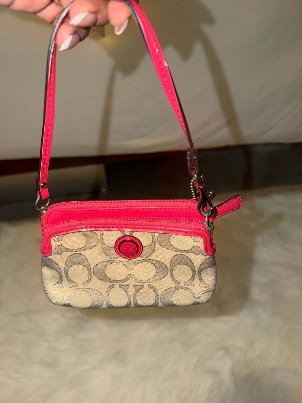 Coach 22455 Hallie East West Metallic